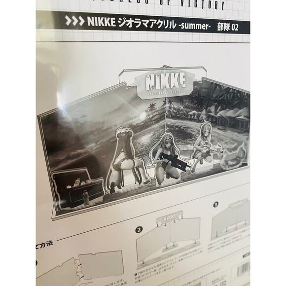 Goddess of Victory: Nikke Diorama Acrylic Stand Summer Force 02 - Picture 10 of 11